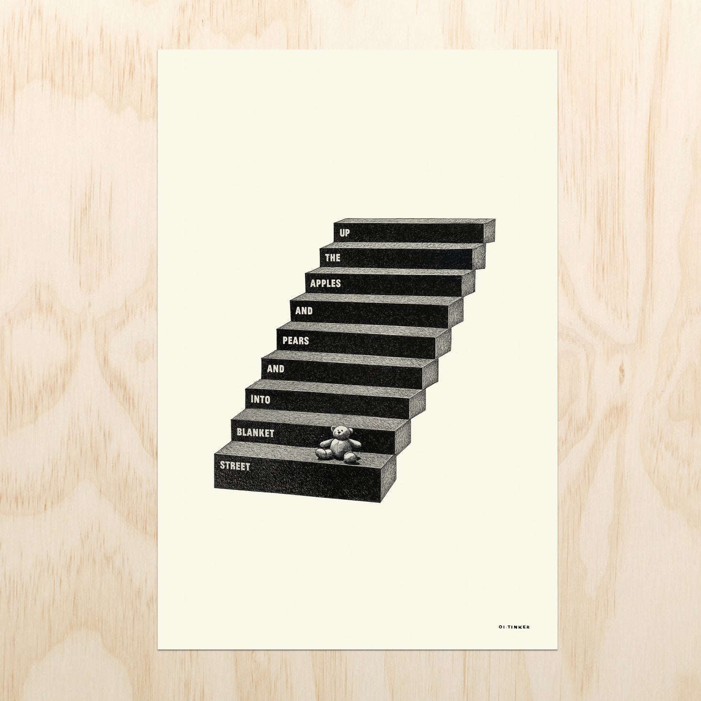 Up the Apples and Pears - Black